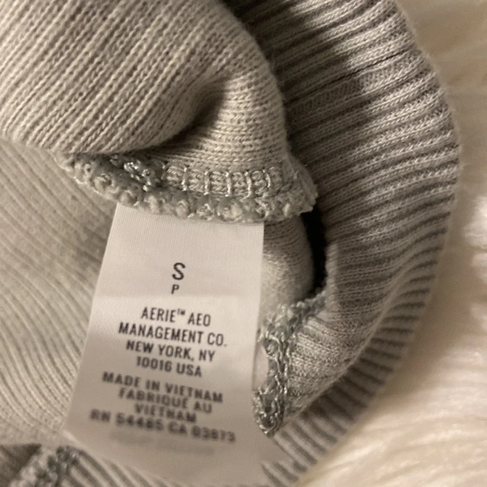 Aerie Cropped Hoodie size S color light green - Picture 9 of 12